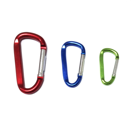 Fashion Personalized Carabiner Clips Metal Keyring Environmental Protection supplier