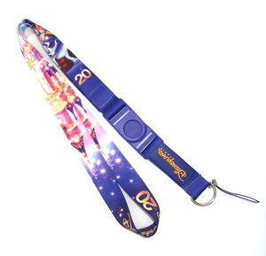 Screen Printed Cell Phone Neck Strap Lanyards 25MM Width With Disney Logo supplier