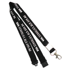 Best 1 Color Personalized Neck Strap Lanyard For ID Badges / Exhibition Card for sale