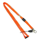China Personalized Cute Orange Cell Phone Holder Lanyard With Snap Hook / Metal Hook distributor