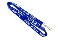 China Company Business Custom Polyester Lanyards With Safety Service Logo , J Hook Attachment distributor