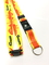 Yellow Red Dye Sublimation Lanyards Sport Competition Activity Event Key Ring supplier