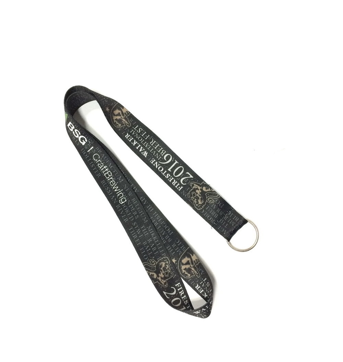 Firestone Walker Event Dye Sublimated Eco Friendly Lanyard /  Heart Transfer Lanyard Neck Strap With Key Ring