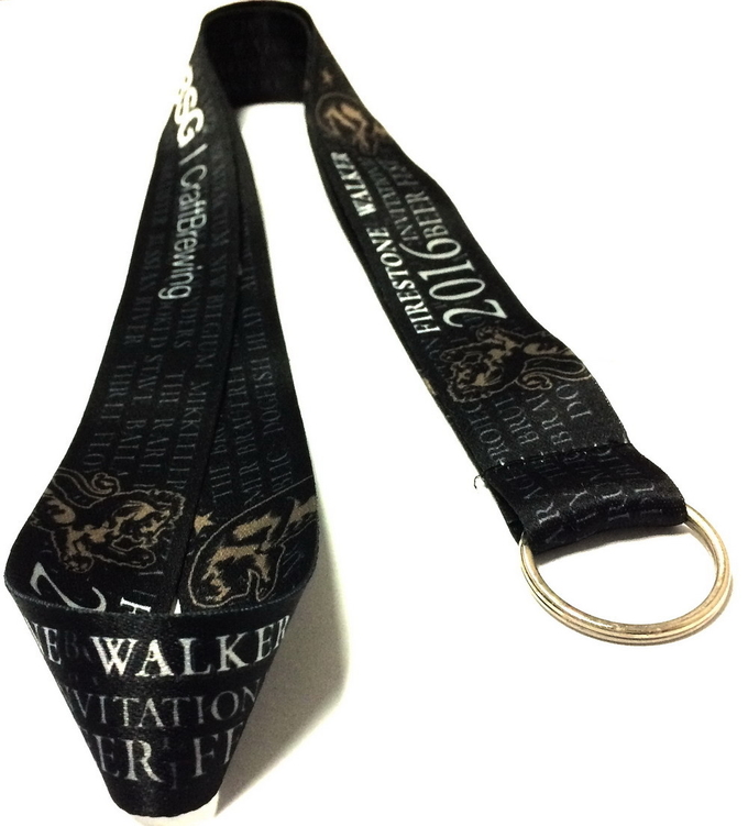 Firestone Walker Event Dye Sublimated Eco Friendly Lanyard /  Heart Transfer Lanyard Neck Strap With Key Ring