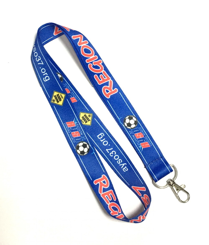 Sport Lanyards Strap Football Heat Transfer Lanyards with Polyester Material