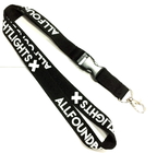 China Customized Logo And Color Silk Screen Lanyard / Key Chains Neck Strap distributor